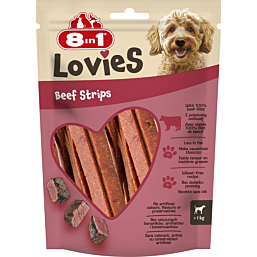 Koera maius 8in1 Lovies Beef Strips 80g