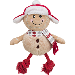 Xmas gingerbread, plush/cotton, 34 cm