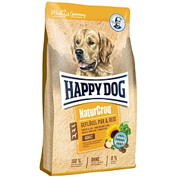 Happy Dog NaturCroq Geflügel Pur & Reis - 11kg
