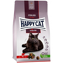 Happy Cat Sterilised Adult Voralpen-Rind- 4 kg