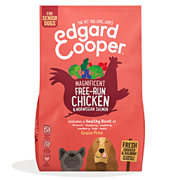 Edgard cooper koera täissööt free-run kana/lõhe seenior 2,5kg