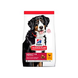 Hills koera täissööt suur tõug kana 18kg