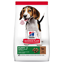 Hills kutsika täissööt kesk.tõug lammas/riis 2,5kg