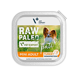 Raw paleo koera mini kalkunipasteet 150g
