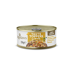 Applaws koera konserv tt kana/köögiviljad puljongis 156g n1