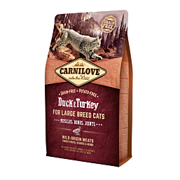 Carnilove Duck & Turkey for Large Breed kassitoit 2 kg