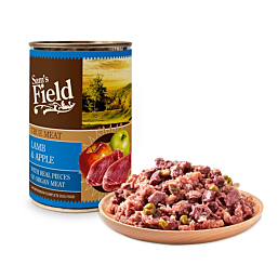 Sam's Field Lamb & Apple konserv koertele 400g