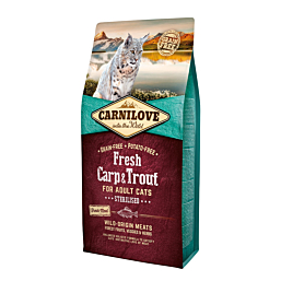 Carnilove Fresh Carp & Trout for Sterilised kassitoit 6 kg