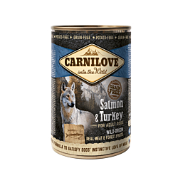 Carnilove Salmon & Turkey konserv koertele 400g