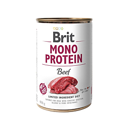 Brit Mono Protein Beef konserv koertele 400g