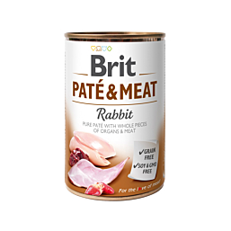 Brit Care Rabbit Paté & Meat konserv koertele 400g