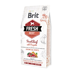 Brit Fresh Beef & Pumpkin Puppy Large Bones & Joints koeratoit 2,5 kg