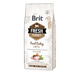 Brit Fresh Turkey & Pea Adult Fit & Slim koeratoit 12 kg