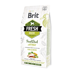 Brit Fresh Duck & Millet Adult Run & Work koeratoit 2,5 kg