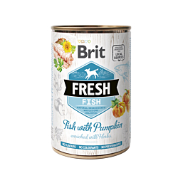 Brit Fresh Fish with Pumpkin konserv koertele 400g