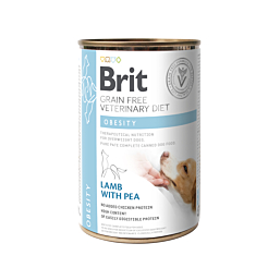 Brit Veterinary Diet Obesity konserv koertele 400g