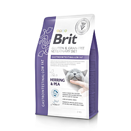 Brit Veterinary Diet Gastrointestinal - Low Fat erisööt kassidele 2kg