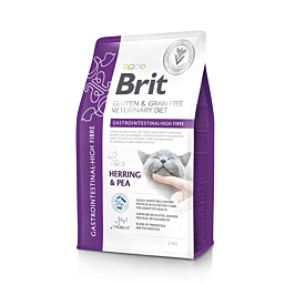 Brit Veterinary Diet Gastrointestinal - High Fibre erisööt kassidele 2kg