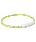 Vilkur-kaelarihm Flash light ring USB M-L 45cm green