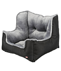 Car seat, 50 x 40 x 50 cm, black/grey
