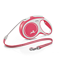 **Jalutusrihm flexi New Comfort M Nöör 8m punane