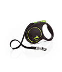 Jalutusrihm flexi Black Design M Lint 5m roheline