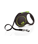 Jalutusrihm flexi Black Design L Lint 5m roheline