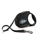 Поводок flexi Style S Лента 3m чёрный