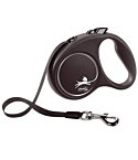 Jalutusrihm flexi Black Design S Lint 5m must