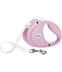 Поводок flexi Puppy Лента 2m светло-розовый
