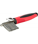 Распутыватель меха, зубчатый край, пластик/металл, 16 см