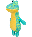 Игрушка для собак Аллигатор, ткань, 29 см, зеленый