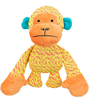 Toy for dogs Monkey, fabric, 27 cm, yellow