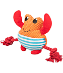 Toy for dogs Crab, 28 cm, orange