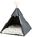 Kassimaja Cave Tipi 70x70x70cm anthracite