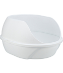 Simao cat litter tray, high rim, 48 × 30 × 58 cm, white
