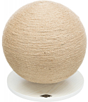 Шарик для царапанья на тарелке, джут/дерево, ø 29 × 31 см.