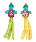 Игрушка для кошек Птица, плюш/ткань, 21 см