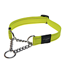 Полу-Строгий ошейник Rogz Utility L 20mm Fanbelt Obedience, жёлтый отражатель