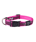 Rogz Fancy Dress Extra Large 25mm Armed Response Dog Collar, Pink Love Design