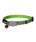 Kassi kaelarihm Rogz Reflectocat Lime Fish 11m/20-31cm