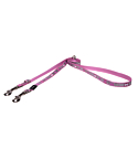 Поводок для щенков Rogz Pupz Reflecto Small 12 мм, узор Pink Bones светоотражающий