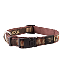 Rogz Fancy Dress Extra Large 25mm Armed Response Dog Collar, Mocha Bone Design