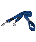 Rogz Utility Small 11mm Nitelife Multi-Purpose Dog Lead, Blue Reflective