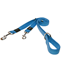 Rogz Utility Small 11mm Nitelife Multi-Purpose Dog Lead, Turquoise Reflective