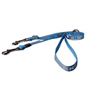 Rogz Pupz Reflecto Medium 16mm Reflective Multi-Purpose Puppy Lead, Blue Bones Design