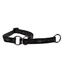 Rogz Alpinist Large 20mm K2 Web Half-Check Dog Collar, Black Rogz Design