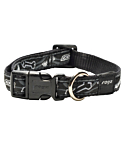 Ошейник Rogz Fancy Dress M 16mm Scooter, узор Black Bone