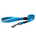 Поводок Rogz Fancy Dress XL 25mm Armed Response, узор Turquoise Paw