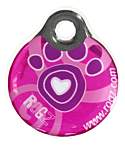Rogz ID Pink Paw väike